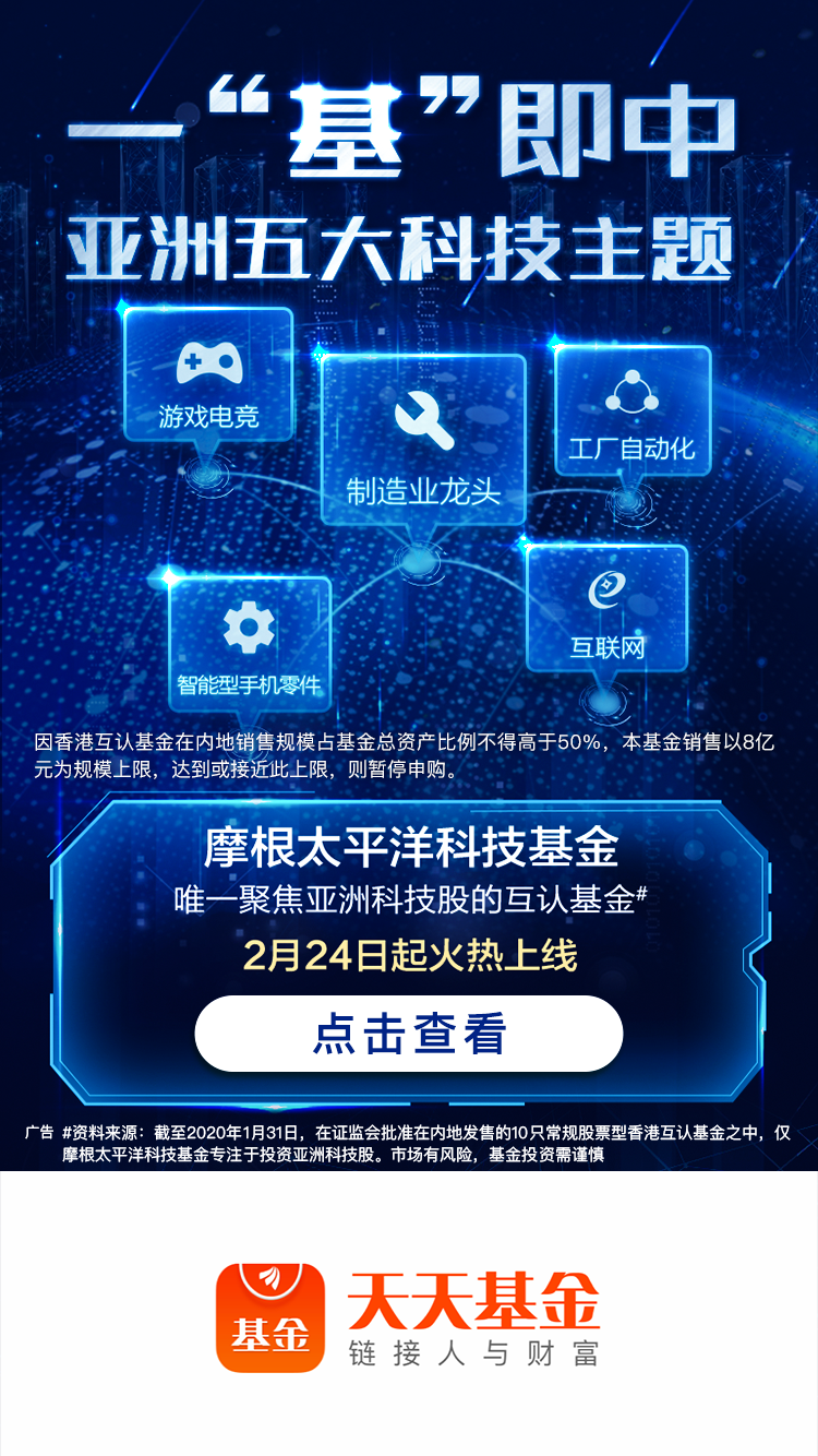 摩根太平洋科技基金全介绍 聚焦电竞与信息科技的亚太浪潮